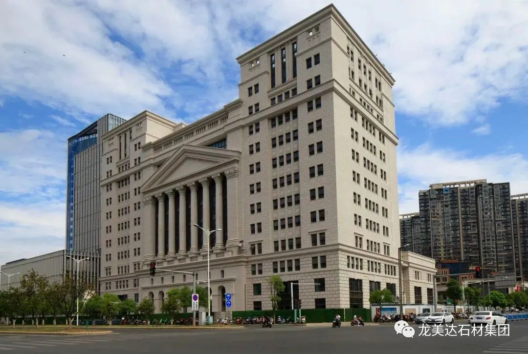 江西航信大厦,中航信托总部大楼,鲁班奖工程,龙美达石材双包案例
